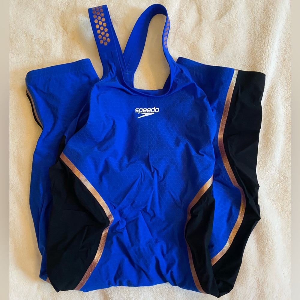Speedo LZR Pure Intent Open Back Kneeskin Size 23